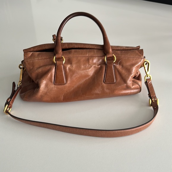 Prada Vitello Shine Satchel Bag - Picture 2 of 12